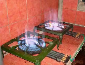 Biogas Burning Stove