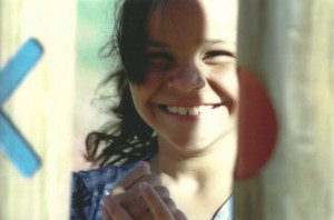 girl smiling