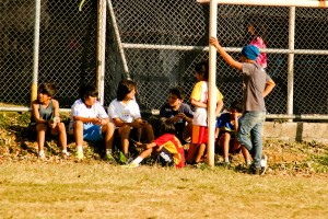 kids playing soccer