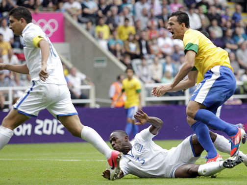 honduras loses to brazil london olympics