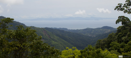 View of Nicoya Peninsula from Soda Marta