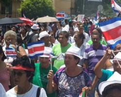 Costa Rica March Against Nicaragua Guanacaste