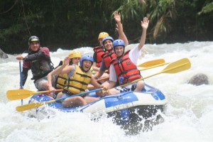 Hands up for who loves the Pejibaye River rafting trip!