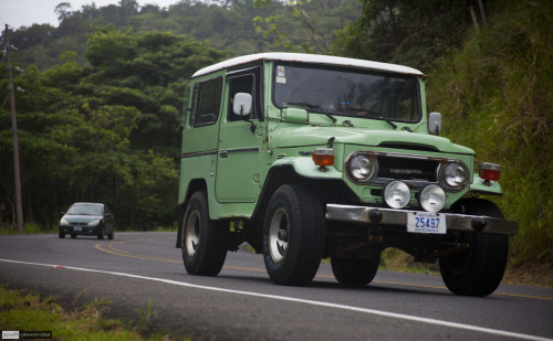 It's like a world of fun matchbox cars in Costa Rica!