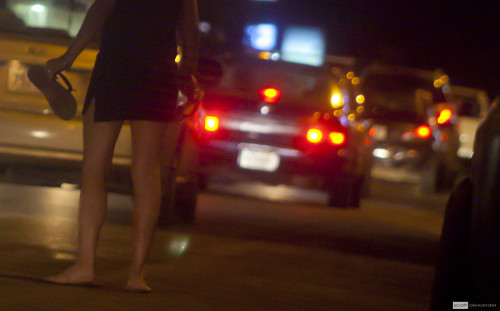 Girl in the streets of Jaco