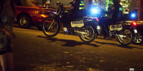 Police Patrolling in Jaco