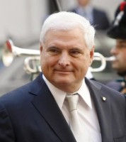 Panamanian President Ricardo Martinelli