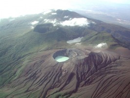 Rincon de la Vieja Volcano and Santa Maria crater
