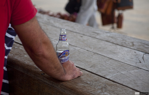 Cerveza while you wait?  Sure, why not.