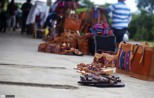 Handcrafted goods for sale.  Nice!
