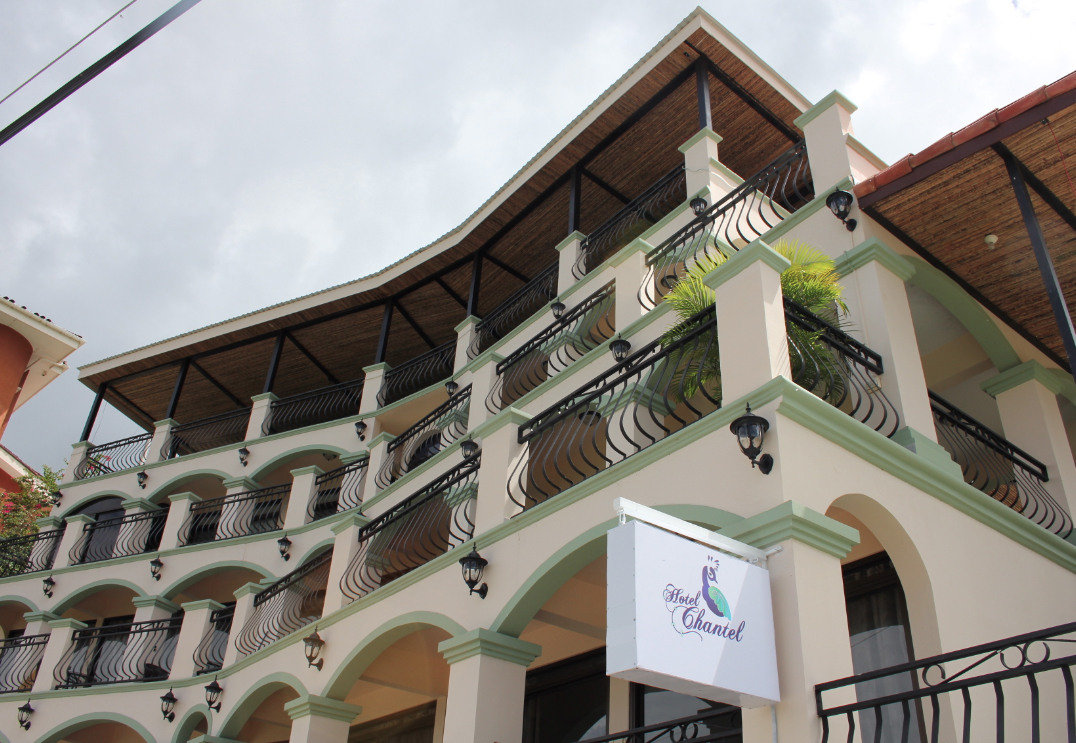 Front view of Hotel Chantel Playas del Coco Guanacaste Costa Rica
