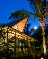 Balinese style architecture at L'acqua Viva Resort and Spa, Nosara, Costa Rica