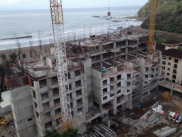 Condos and hotel under construction at Croc's casino Resort
