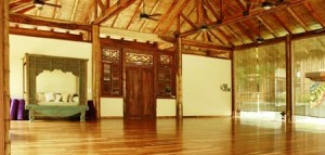 Yoga shala at Pranamar Villas, Santa Teresa