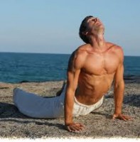 yoga pose - Upward facing dog