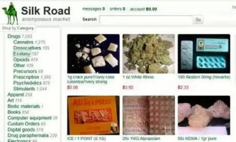 Silk Road screenshot before seizure.