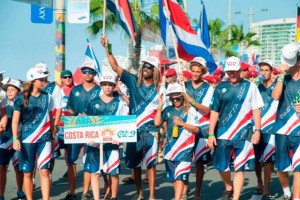 Costa Rica National Junior Surfing Team in Ecuador
