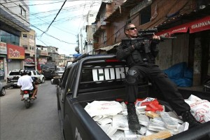 Brazilian law enforcement agents said the cocaine was hidden in a truck and they had acted on a tip from a taxi driver who apparently was a member of the band of drug traffickers. EFE/File