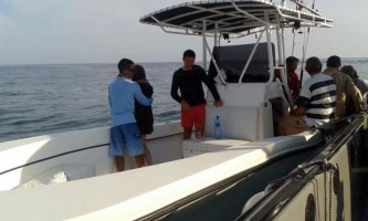 The rescued French tourists. Source: MSP