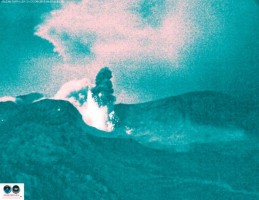 Night vision imaging of the Turrialba eruption