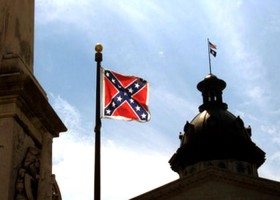 Confederate flag flies in Columbia, South Carolina. Flickr Commons