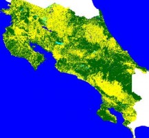 Costa Rica Forest Coverage 2010 - Source: MINAE