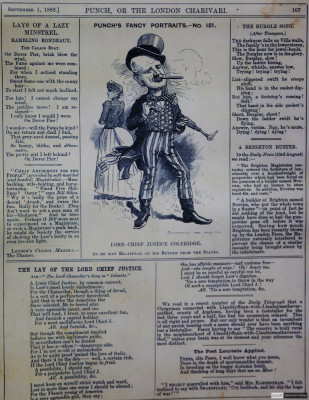 Punch Magazine, 1883.  Poking fun at politicians over 100 years ago.