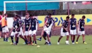 Training before the big game. Source: FEDFUTBOL