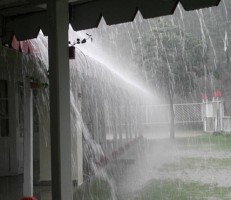Heavy Raining in Costa Rica