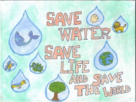 Water conservation poster