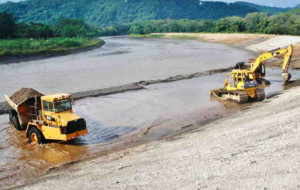 Dredging Nosara River Costa Rica