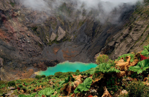 Irazu Volcano Crater Costa Rica