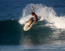 Surfing in Nosara