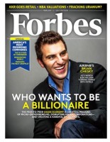 Recent cover of US Forbes edition
