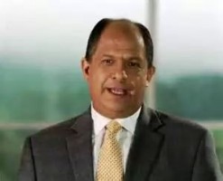Presidential candidate Luis Guillermo Solis of Costa Rica.