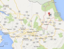 Approximate location of the accident.