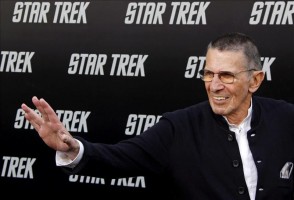 File photo of U.S. actor Leonard Nimoy, who played the extraterrestrial Mr. Spock in the sci-fi TV series and movie saga "Star Trek," and who died Friday at his home in Bel Air, Los Angeles, at age 83 of chronic obstructive pulmonary disease. EFE/File