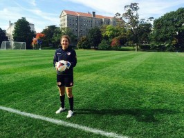 Goalkeeper Dinnia Diaz from Costa Rica. Source: Facebook