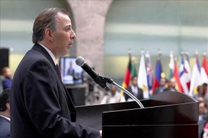 Any differences with Pope now "completely settled" Mexican Foreign Affairs Secretary Jose Antonio Meade. EFE/File