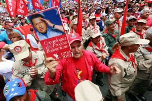 Supporters of President Maduro rally in Caracas EFE/AGENCIA VENEZOLANA DE NOTICIAS/ 