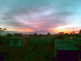 Turrialba at dawn, Source: OVSICORI