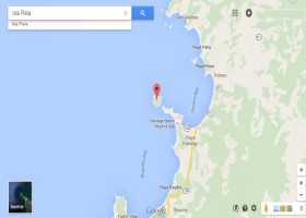 Google Maps screenshot of Isla Plata, Costa Rica.