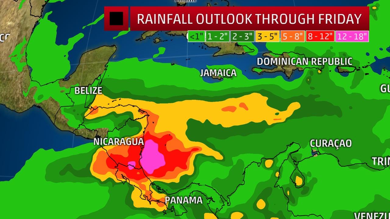 Otto Strengthens to Hurricane on Approach to Costa Rica Costa Rica